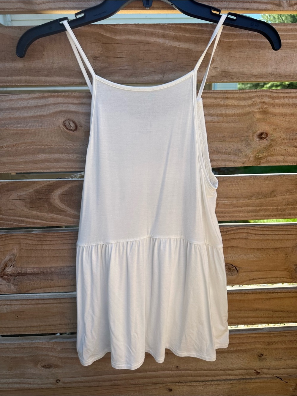 American Eagle Outfitters Women's S White Crochet Knit Tank Top Scoop Neck - Picture 5 of 5